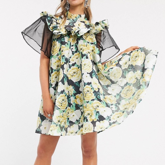 Sister Jane Mini Floral Smock Dress